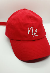 Red NL dad hat